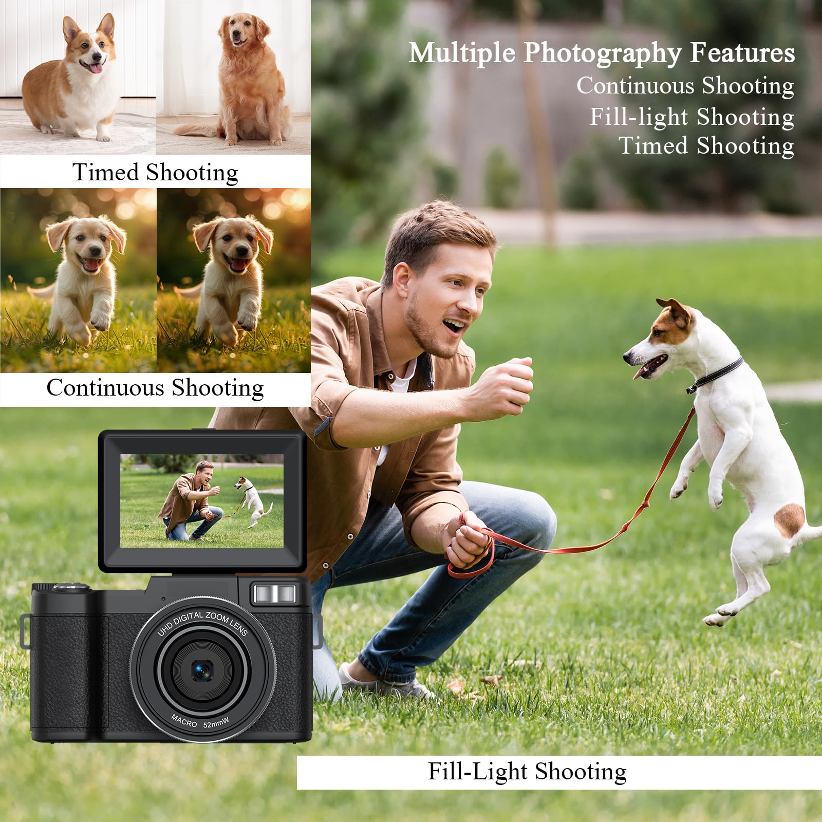 Amazon.com : 5K Digital Camera for Photography 64MP Auto-Focus